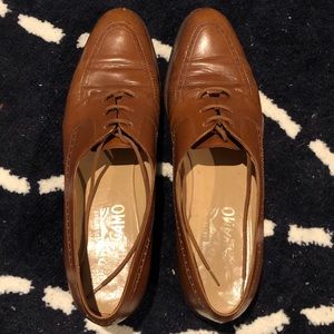 Salvatore Ferragamo leather lace up oxfords